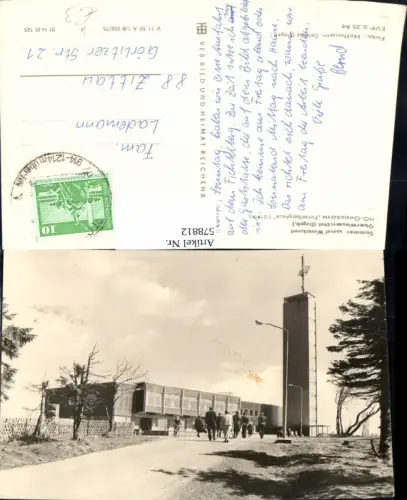578812,Oberwiesenthal HO Gaststätte Fichtelberghaus