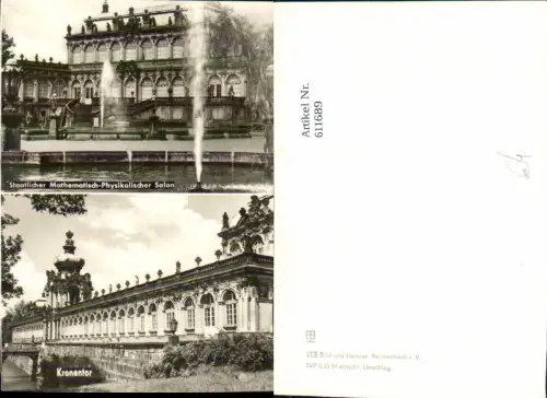 611689,Mehrbild Ak Dresden Staatlicher Mathematisch-Physikalischer Salon Kronentor