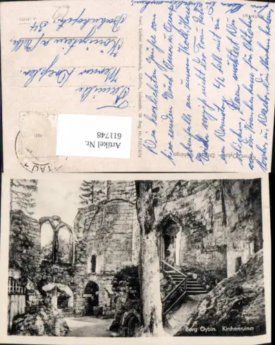611748,Berg Oybin Kirchenruine Ruine