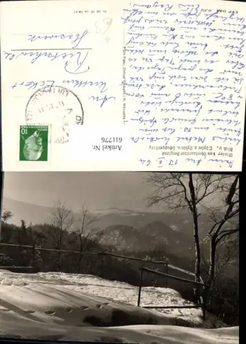 611776,Winter i. Oberlausitzer Bergland Oybin Blick v. Töpfer z. Oybin u. Schuppenberg