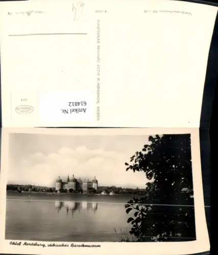 614812,Foto Ak Moritzburg Schloss Moritzburg Dresden