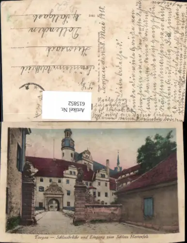 615852,Torgau Schlossbrücke u. Eingang z. Schloss Hartenfels