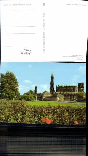 616173,Dresden Blick zum Italienischen Dörfchen u. Hofkirche