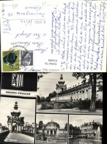 616498,Mehrbild Ak Dresden Zwinger Kronentor Wallpavillon