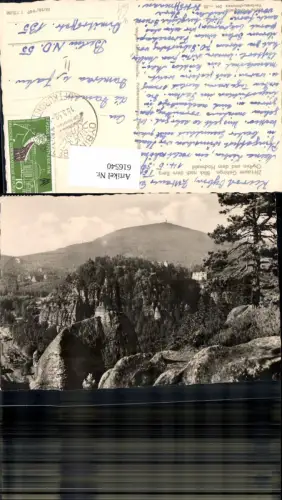 616540,Oybin Zittauer Gebirge Blick n. d. Berg Oybin u. d. Hochwald Burg