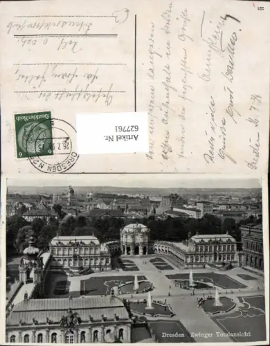 627761,Dresden Zwinger Totalansicht