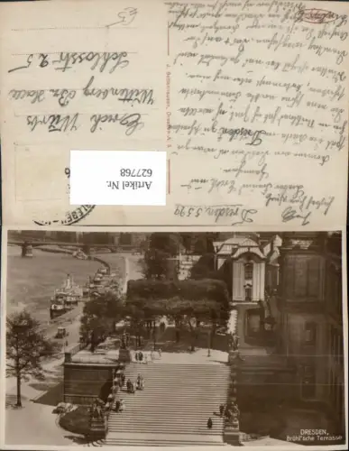 627768,Dresden Brühlsche Terrasse Schiff Dampfer