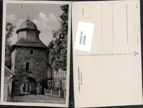 365088,Stolberg im Harz Ritterturm Turm Tor