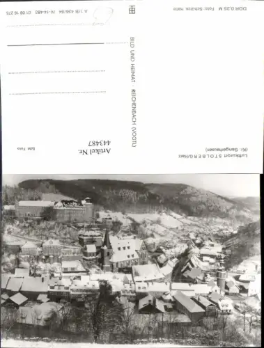 443487,Stolberg im Harz Totale Winterbild pub VEB