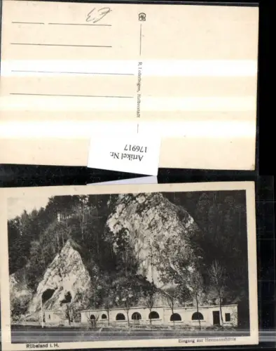 176917,Rübeland i. H. Eingang zur Hermannshöhle