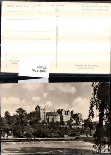 274693,Bernburg an d. Saale Schloss Blick vom Rosenhag pub VEB 8euro1058