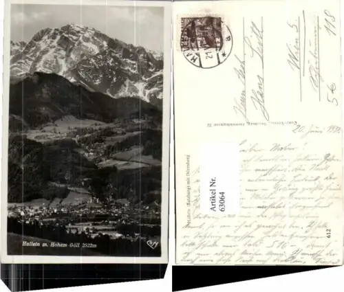 63064,Hallein m. Hohen Göll pub Cosy 612