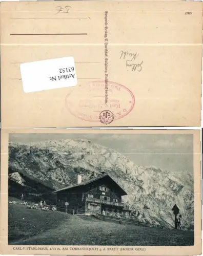 63152,Carl V. Stahl Haus Golling Kuchl Hallein