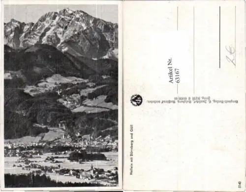 63167,Hallein m. Dürrnberg Göll