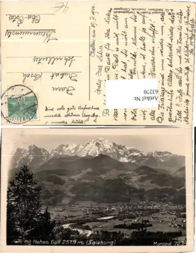 63270,Hallein m. Göll Monopol 7234