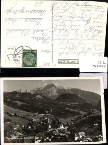 72121,Schellenberg gegen Hohen Göll schnellenberg