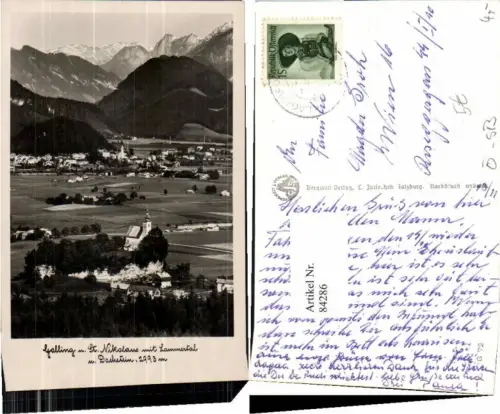 84286,Golling m. St Nikolaus Ortstotale Lammertal
