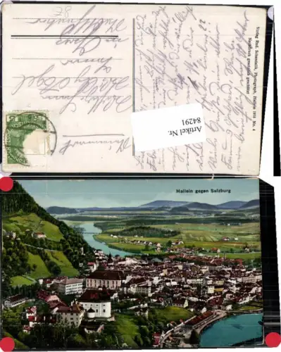 84291,Hallein bei Salzburg Tolle COLOR 1913