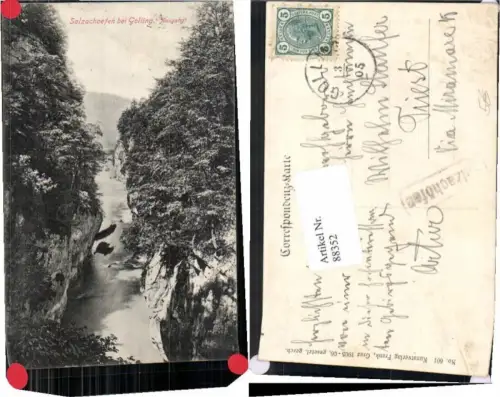 88352,Salzachöfen Golling Ausgang 1905