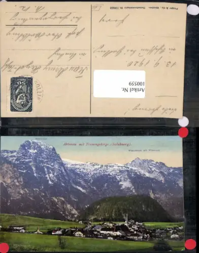 100559,Abtenau m. Tennengebirge pub Purger Co 10866