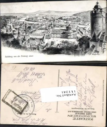 111241,Salzburg F. Kulstrunk sign festung
