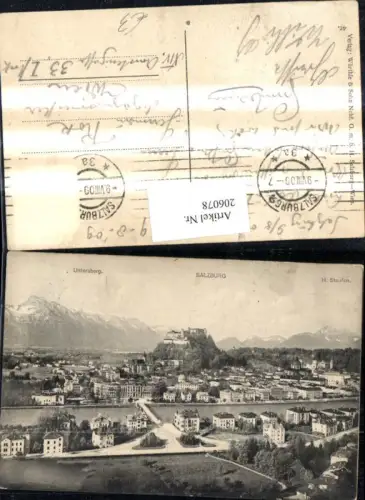 206078,Salzburg Totale Untersberg H. Staufen Festung Burg