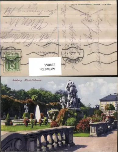 238066,Salzburg Mirabell-Garten Partie pub Purger u. Co 9169