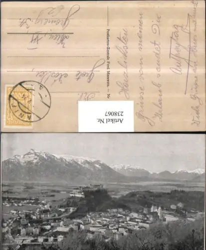 238067,Salzburg Totale v. Kapuzinerberg