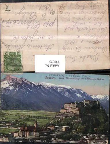 238073,Salzburg Festung Hohensalzburg u. Untersberg