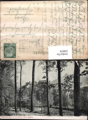 238078,Salzburg Blick auf d. Festung Hohensalzburg