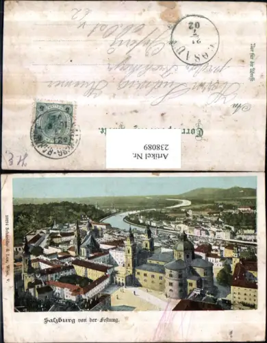 238089,Salzburg Totale v. d. Festung pub Schneider u. Lux 10294