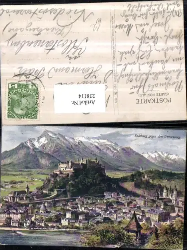 238114,Salzburg Totale geg. d. Untersberg