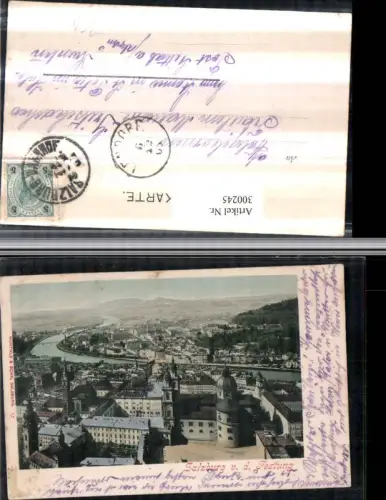 300245,Salzburg Totale von d. Festung