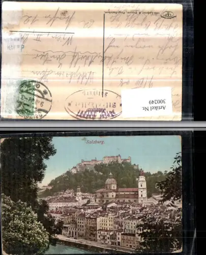 300249,Salzburg Teilansicht m. Festung
