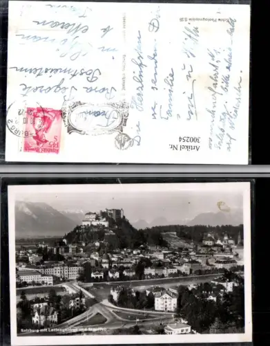 300254,Salzburg Totale m. Festung Lattengebirge Stauffen Bergkulisse