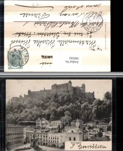 300282,Salzburg Teilansicht m. Festung Hohensalzburg