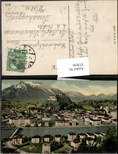 333050,Salzburg Totale m. Festung Bergkulisse