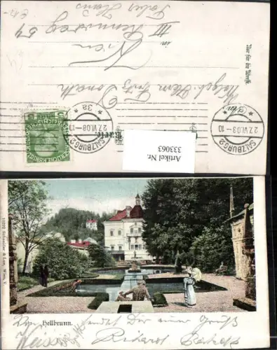 333063,Salzburg Hellbrunn Wasserspiele pub Schneider e Lux 10292