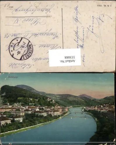 333088,Salzburg Teilansicht Brücken