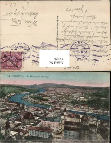 333092,Salzburg Totale von der Festung Hohensalzburg