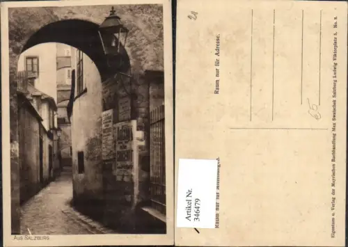 346479,Salzburg Motiv Gasse Laterne