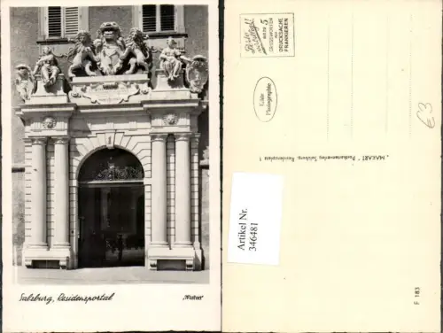 346481,Salzburg Residenz Portal