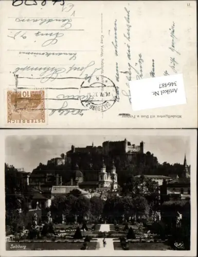 346487,Salzburg Mirabellgarten m. Dom u. Festung pub Cosy