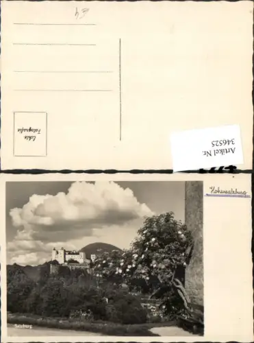 346525,Salzburg Blick zur Festung Hohensalzburg