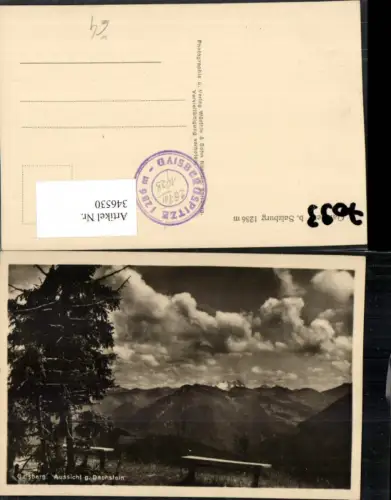 346530,Salzburg Gaisberg Aussicht geg. Dachstein Bergkulisse