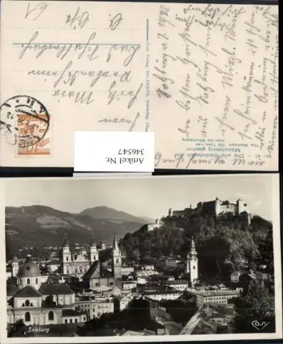 346547,Salzburg Teilansicht m. Festung vom Mönchsberg pub Cosy
