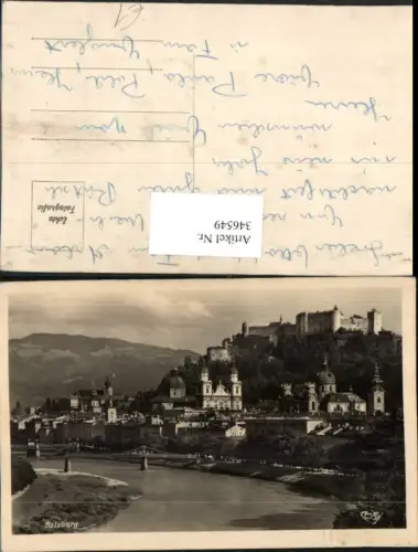 346549,Salzburg Teilansicht m. Festung Brücken pub Cosy