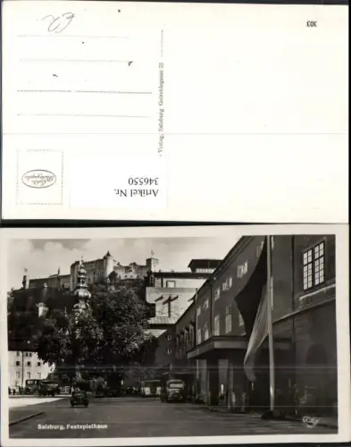 346550,Salzburg Festspielhaus Straßenansicht m. Festung pub Cosy