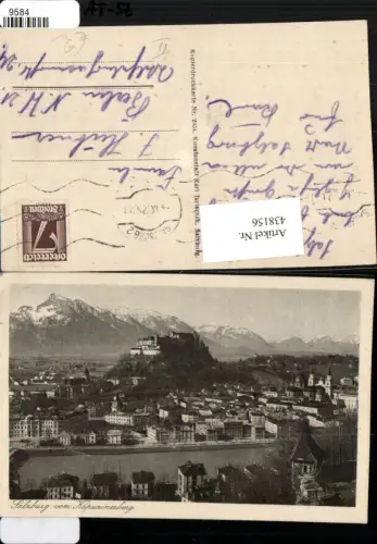 438156,Salzburg Totale m. Festung Bergkulisse