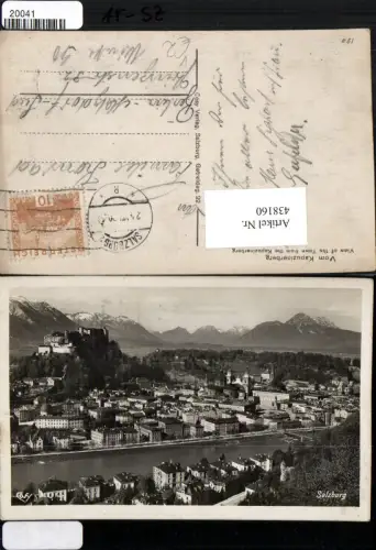 438160,Salzburg Totale m. Festung vom Kapuzinerberg Bergkulisse pub Cosy